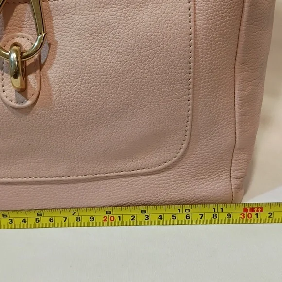 Dooney Bourke Large Logo Lock Shoulder Tote Blush Pink - Picture 11 of 16